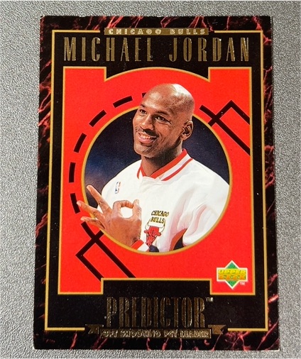 1995-96 Upper Deck #R2 Michael Jordan Predictor MVP — front
