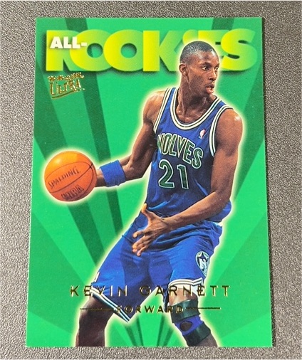 1995-96 Fleer Ultra All-Rookies #3 Kevin Garnett — front