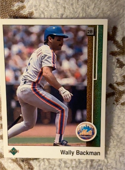 1989 Upper Deck #188 Wally Backman — front