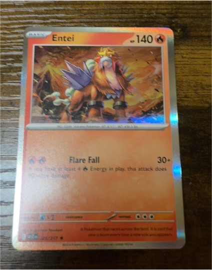 2022 Pokémon #025 Entei — front