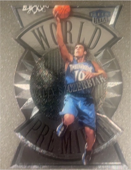 1999-00 Fleer Ultra World Premiere #9WP Wally Szczerbiak — front