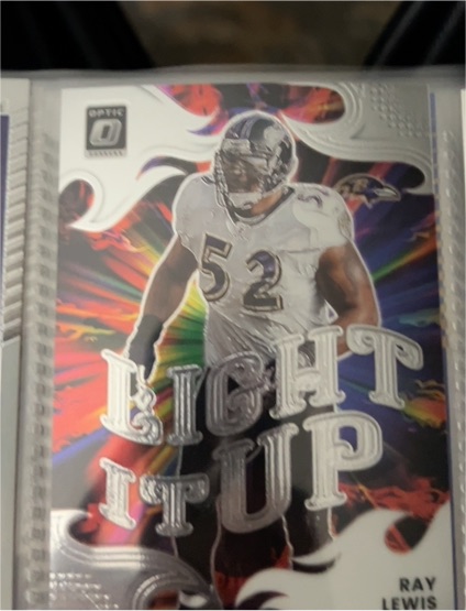2025 Donruss Optic #17 Ray Lewis Light It Up — front
