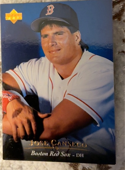 1995 Upper Deck #158 Jose Canseco — front