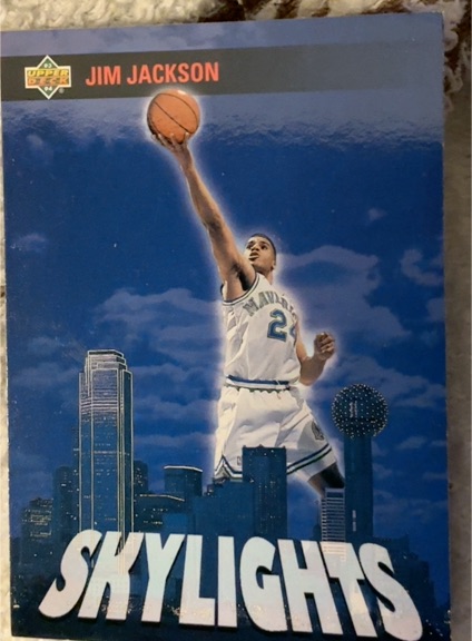 1993-94 Upper Deck Skylights #477 Jim Jackson — front
