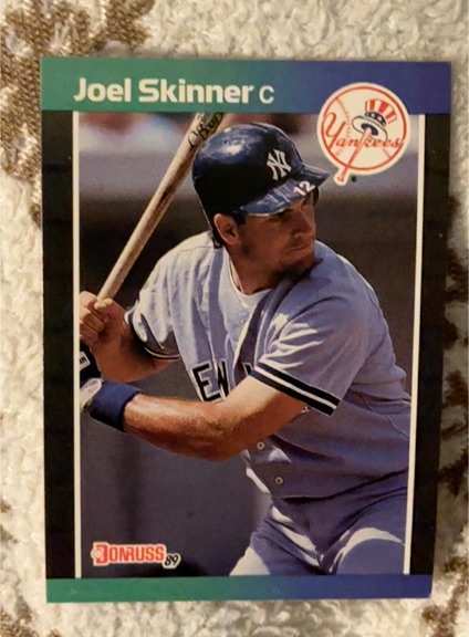 1989 Donruss #427 Joel Skinner — front