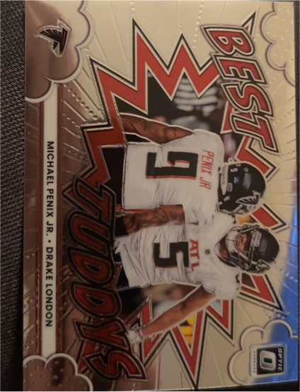 2025 Panini Donruss Optic #12 Michael Penix Jr./Drake London Best Tuddys — front