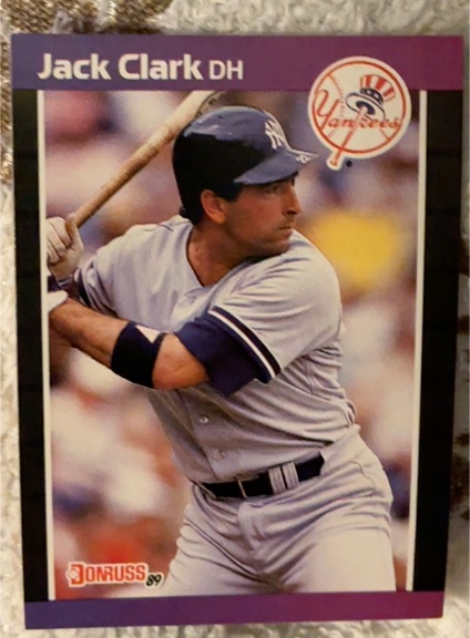 1989 Donruss #311 Jack Clark — front