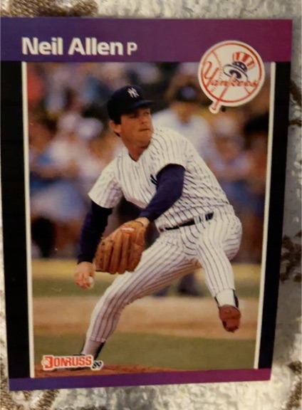 1989 Donruss #196 Neil Allen — front