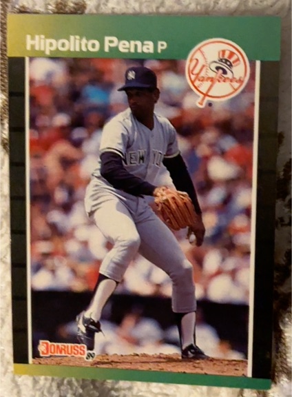 1989 Donruss #598 Hipolito Pena — front