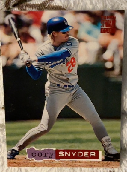 1994 Topps Stadium Club #463 Cory Snyder — front