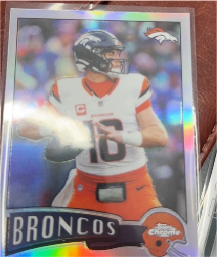 2025 Topps Chrome #1975-11 Bo Nix — front