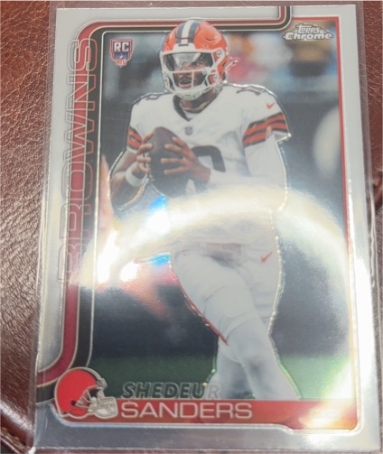 2025 Topps Chrome #315 Shedeur Sanders — front