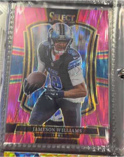 2025 Panini Select Premier Level #171 Jameson Williams — front