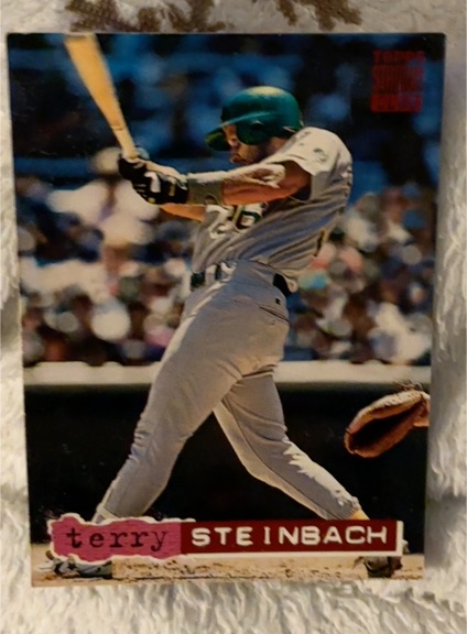1994 Topps Stadium Club #346 Terry Steinbach — front