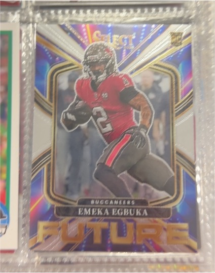 2025 Panini Select #24 Emeka Egbuka Future RC Buccaneers — front