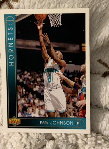1993-94 Upper Deck #399 Eddie Johnson — front