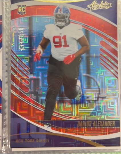 2025 Panini Absolute #115 Darius Alexander — front