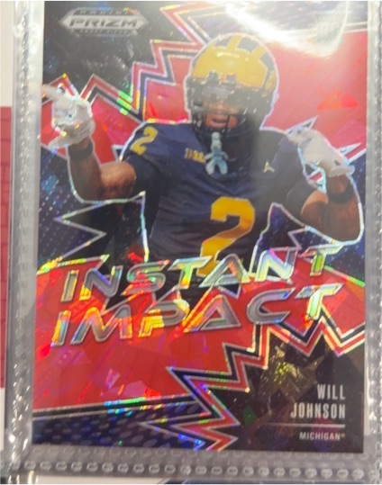 2025 Panini Prizm Draft Picks #II-19 Will Johnson Instant Impact — front