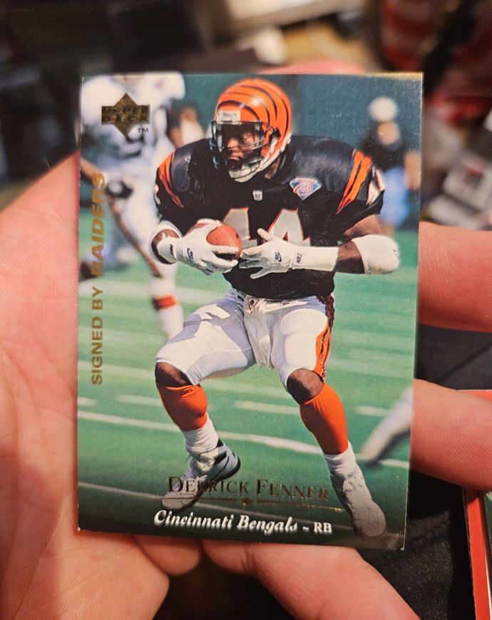 1995 Upper Deck #218 Derrick Fenner — front