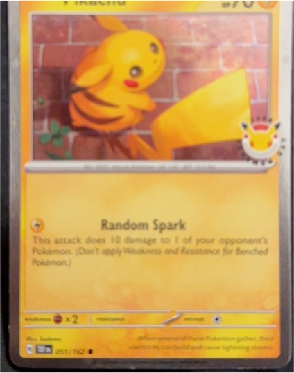 2026 Pokémon #051 Pikachu — front