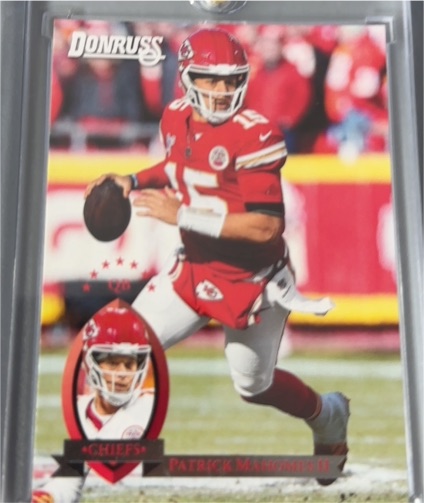 2025 Panini Donruss Retro 1995 #21 Patrick Mahomes II — front