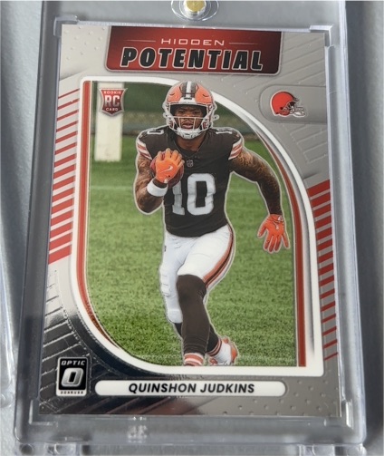 2025 Donruss Optic #7 Quinshon Judkins Hidden Potential — front