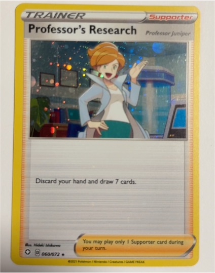 2021 Pokémon Sword & Shield #60 Professor's Research Professor Juniper — front