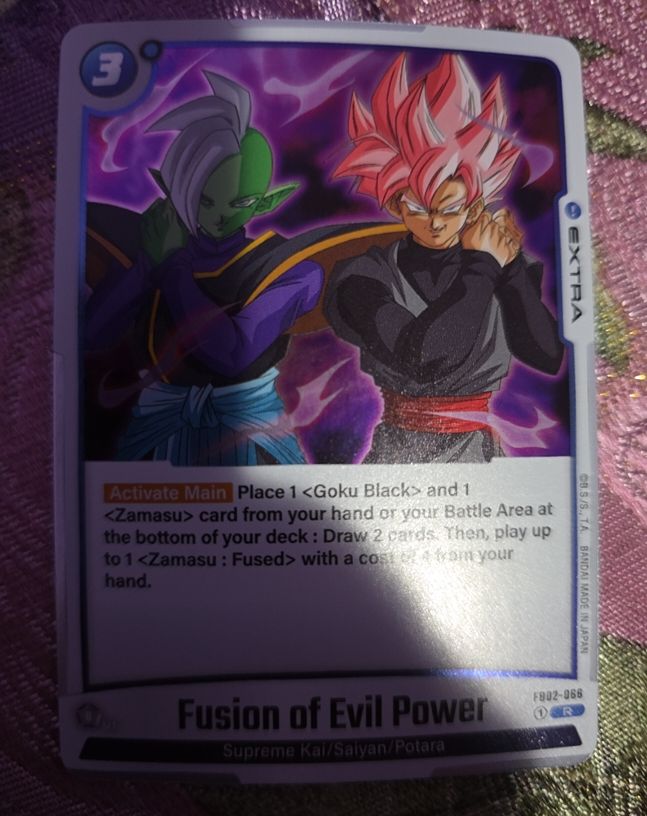 2020 Dragon Ball Super Fusion World #FB02-066 Fusion of Evil Power — front