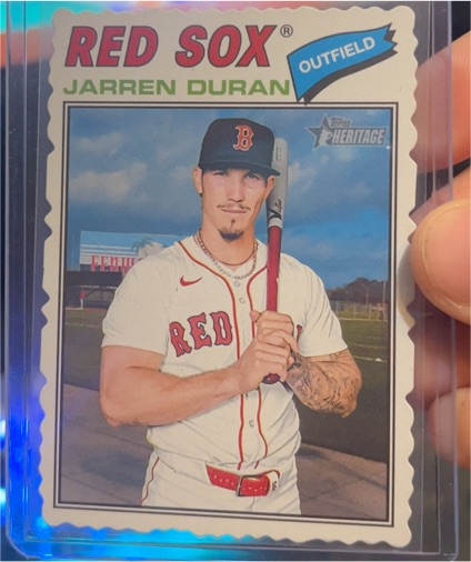 2026 Topps Heritage #15 Jarren Duran — front