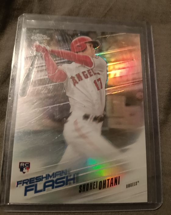 2018 Topps Chrome #FF-1 Shohei Ohtani Freshman Flash — front