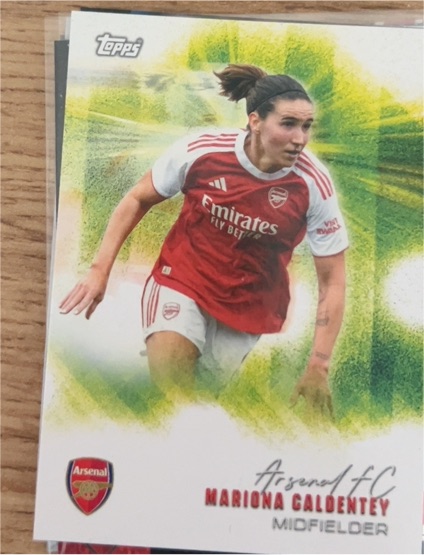 2025-26 Topps Arsenal Team Set #30 Mariona Caldentey Static Foil — front
