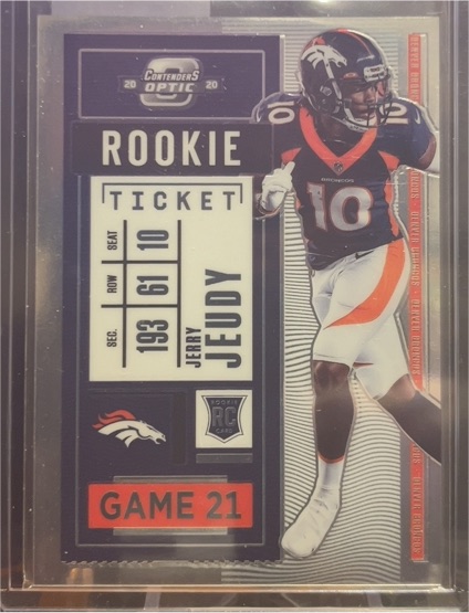 2020 Panini Contenders Optic #80 Jerry Jeudy Rookie Ticket — front