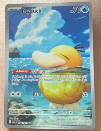 2021 Pokémon Ascended Heroes #226 Psyduck — front