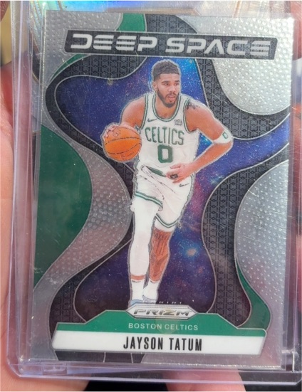 2024-25 Panini Prizm #7 Jayson Tatum Deep Space — front