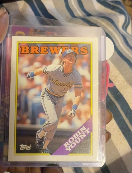 1988 Topps #165 Robin Yount — front