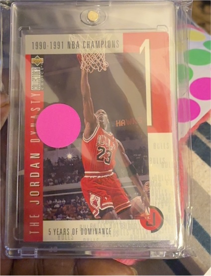 1997 Upper Deck The Jordan Dynasty #JD1 Michael Jordan — front