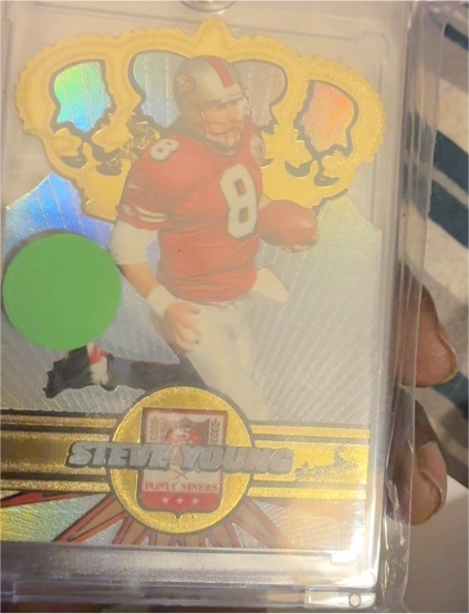 1995 Pacific Gold Crown Die Cuts #DC-14 Steve Young — front