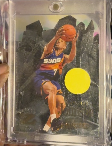 1995-96 Fleer Metal #85 Kevin Johnson — front