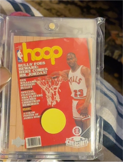 1999 Upper Deck #C14 Michael Jordan Hoop Magazine Coverstory — front