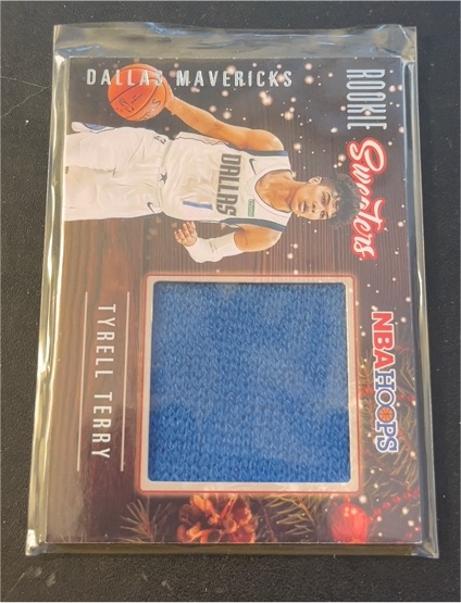 2020-21 Panini Hoops Rookie Sweaters #RSW-TTY Tyrell Terry — front