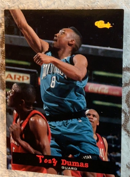 1994 Classic #24 Tony Dumas — front