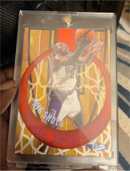 1997-98 Fleer Ultra Big Shots #14 Mitch Richmond — front