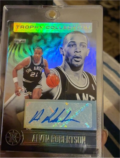 2020 Panini Illusions Trophy Collection #TC-ALV Alvin Robertson — front