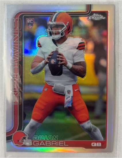 2025 Topps Chrome #317 Dillon Gabriel — front
