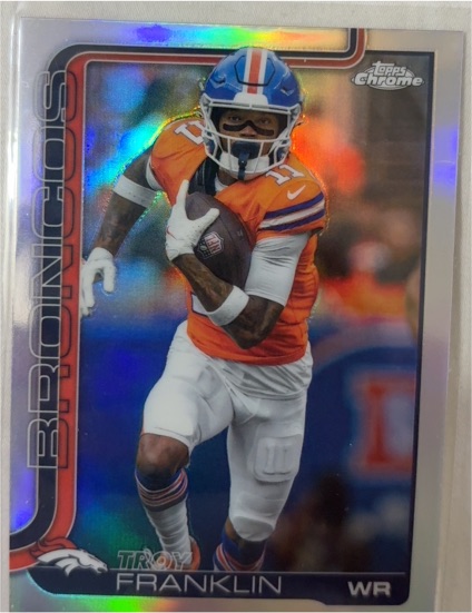 2025 Topps Chrome #91 Troy Franklin — front