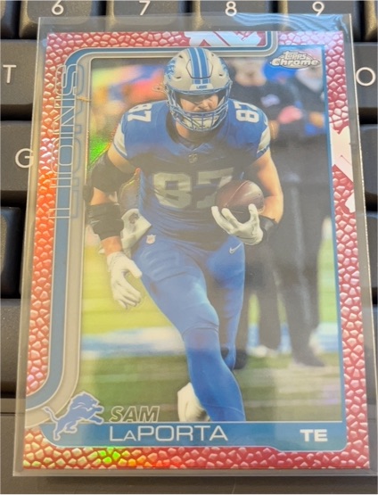 2025 Topps Chrome #100 Sam LaPorta — front