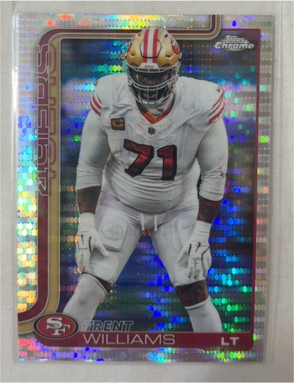 2025 Topps Chrome #265 Trent Williams — front