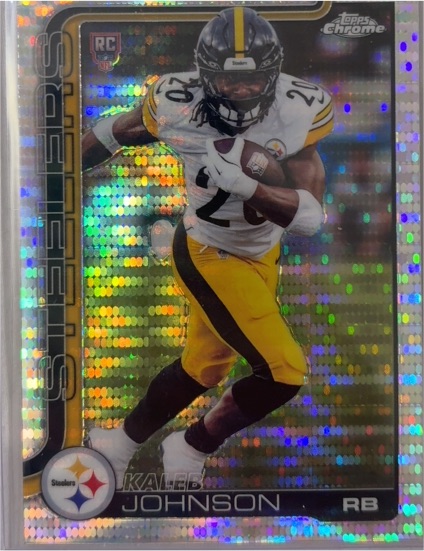 2025 Topps Chrome #323 Kaleb Johnson — front