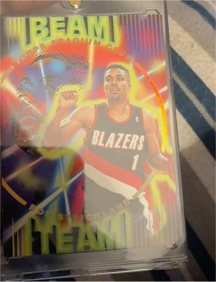 1995-96 Topps Stadium Club Beam Team #B16 Rod Strickland — front