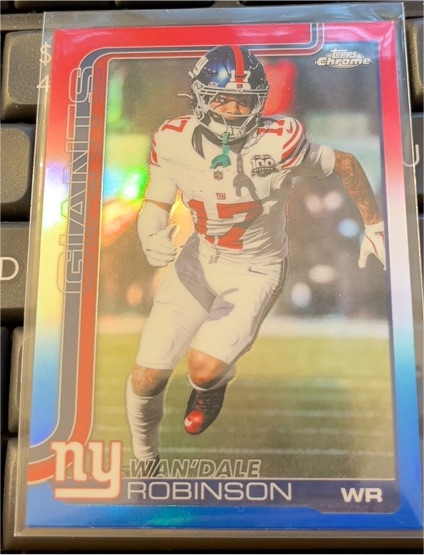 2025 Topps Chrome #227 Wan'Dale Robinson — front